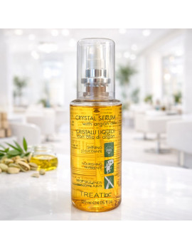 Crystal Serum cu Ulei de Argan – Ser pentru Strălucire, Hidratare și Vârfuri Despicate, 120 ml